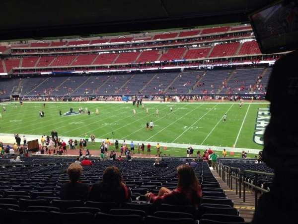 NRG Stadium, block: 103, row: JJ, seat: 23