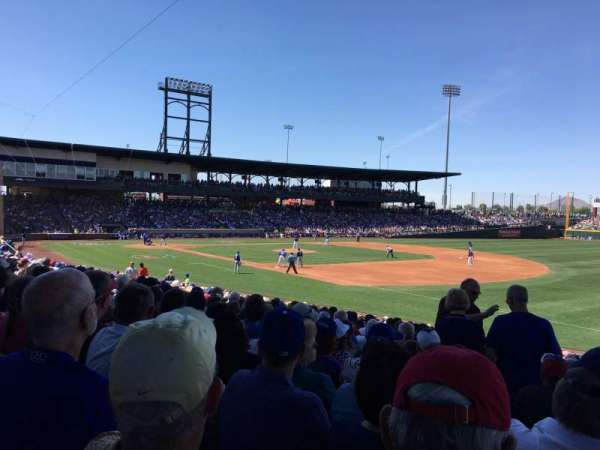 Sloan Park, block: 119, row: 23, seat: 20