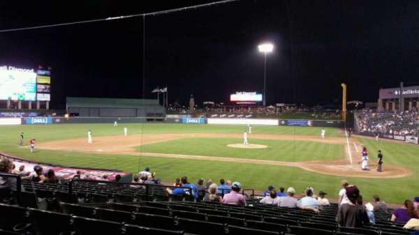 Dell Diamond, block: 117, row: 20, seat: 4