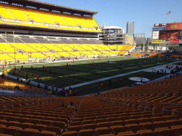 Acrisure Stadium, block: 128, row: X, seat: 10