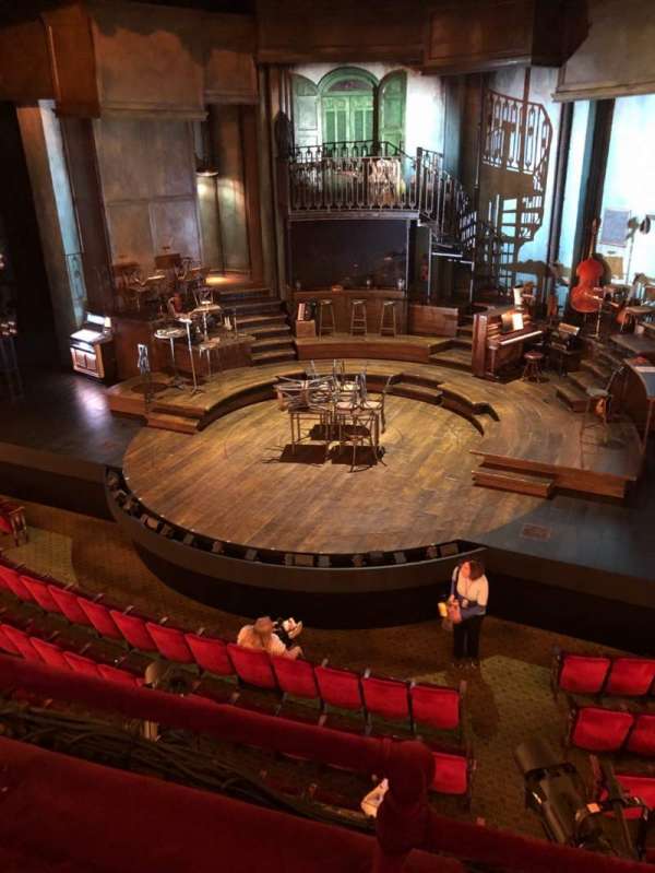 Walter Kerr Theatre, block: Mezzanine R, row: B, seat: 2