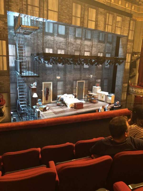 Broadhurst Theatre, block: Mezzanine L, row: D, seat: 17