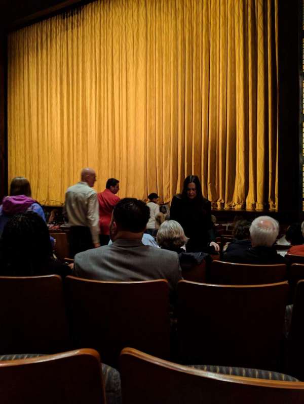The Kennedy Center Eisenhower Theater, block: Orchestra R, row: M, seat: 10