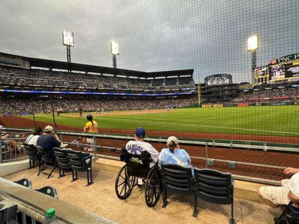 PNC Park, block: 4, row: D, seat: 2